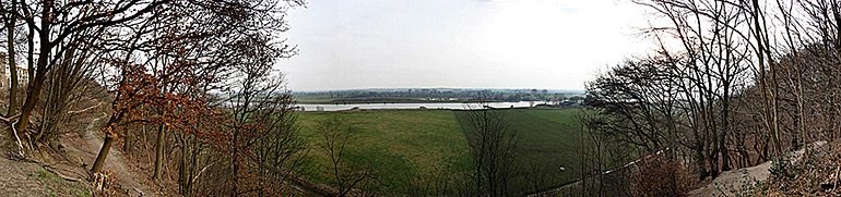 View of the Rijn from the Arboretum