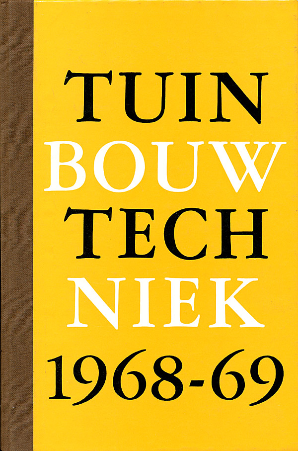Afbeelding van het boek Jaarboek Tuinbouwtechniek 1968-1969