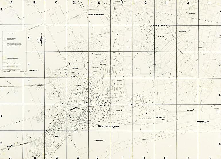 Afbeelding van het boek Wageningen Stadsplattegrond/Town plan 1982