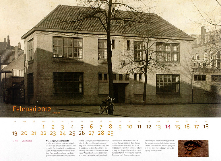 Afbeelding van het boek Wageningse Kalender 2012 - bijzondere locaties van vroeger en nu