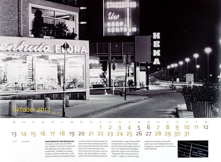 Afbeelding van het boek Wageningse Kalender 2013 - bijzondere locaties van vroeger en nu. Speciale editie Wageningen 750