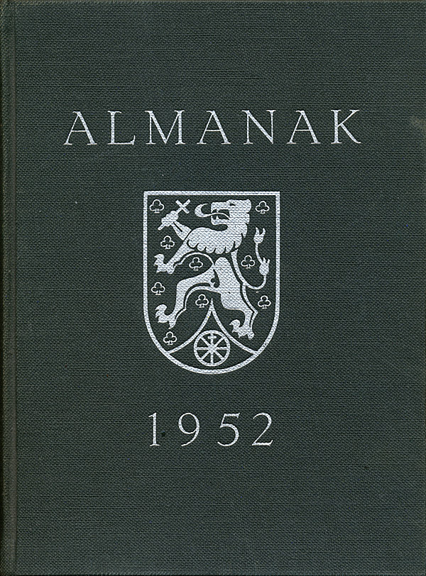 Afbeelding van het boek Almanak 1952. Almanak van het Wageningsch Studentencorps voor het jaar 1952. Vier en veertigste jaargang