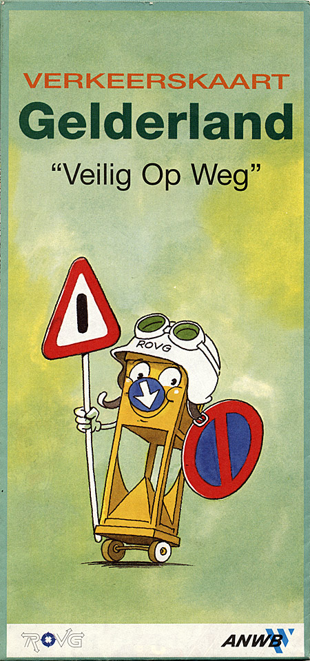 Afbeelding van het boek Verkeerskaart Gelderland 