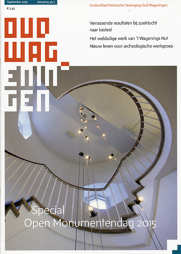 Afbeelding van het boek Oud Wageningen. Contactblad Historische Vereniging Oud Wageningen. September 2015  Jaargang 43-3