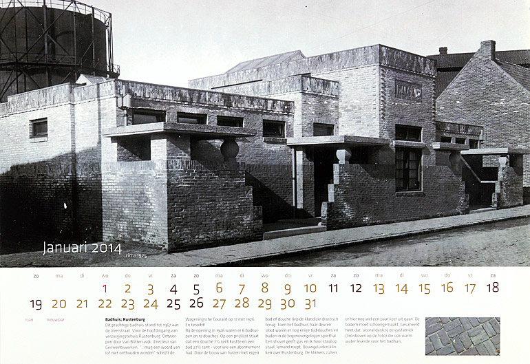 Afbeelding van het boek Wageningse Kalender 2014 - bijzondere locaties van vroeger en nu