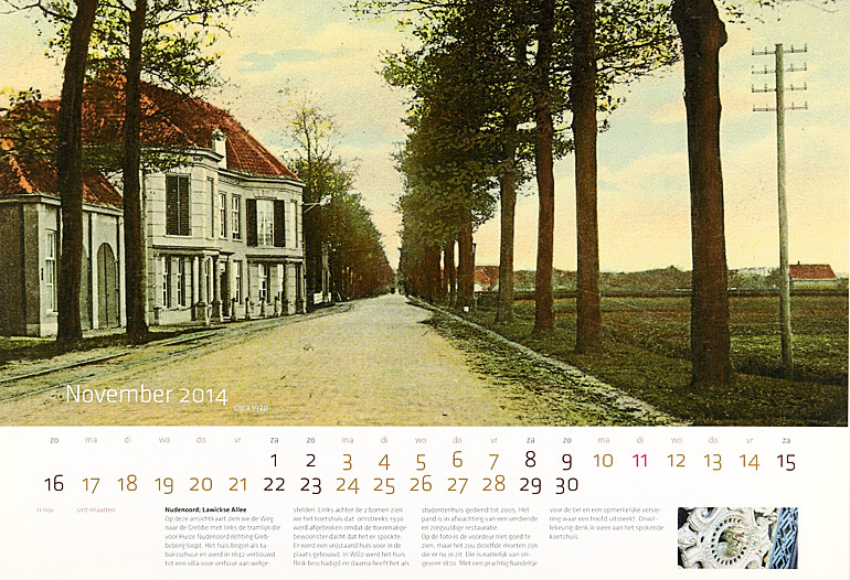 Afbeelding van het boek Wageningse Kalender 2014 - bijzondere locaties van vroeger en nu