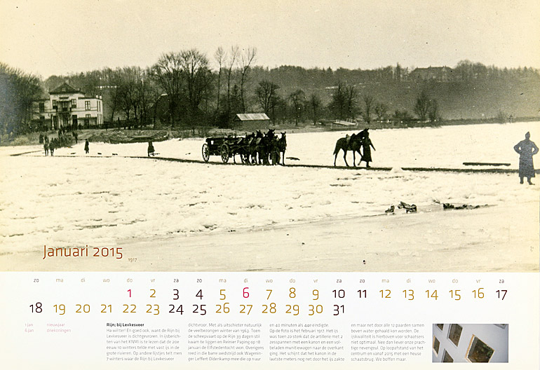 Afbeelding van het boek Wageningse Kalender 2015 - bijzondere locaties van vroeger en nu