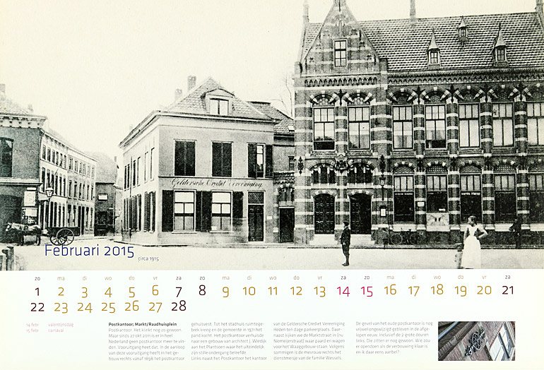 Afbeelding van het boek Wageningse Kalender 2015 - bijzondere locaties van vroeger en nu