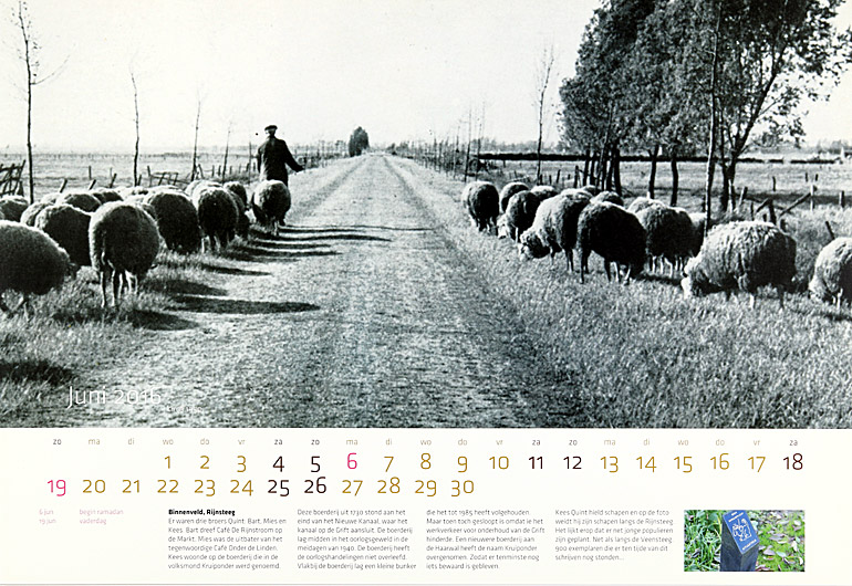 Afbeelding van het boek Wageningse Kalender 2016 - bijzondere locaties van vroeger en nu