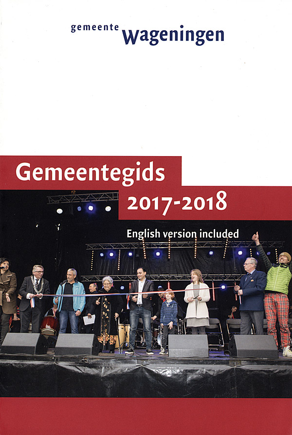 Afbeelding van het boek Gemeentegids Wageningen 2017-2018. English version included