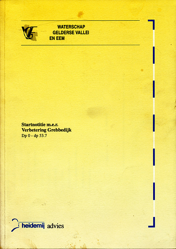 Afbeelding van het boek Startnotitie m.e.r. Verbetering Grebbedijk Dp 0 - dp 53.7