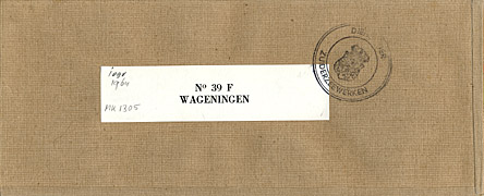 Afbeelding van het boek Topografische kaart 39F Wageningen (1966)