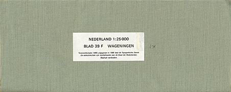 Afbeelding van het boek Topografische kaart 39F Wageningen (1985)