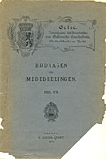 Afbeelding van het boek Gelre. Vereeniging tot beoefening van Geldersche Geschiedenis, Oudheidkunde en Recht. Bijdragen en Mededeelingen. Deel XVI. 1913