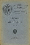 Afbeelding van het boek Gelre. Vereeniging tot beoefening van Geldersche Geschiedenis, Oudheidkunde en Recht. Bijdragen en Mededeelingen. Deel IX. 1906