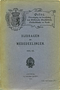 Afbeelding van het boek Gelre. Vereeniging tot beoefening van Geldersche Geschiedenis, Oudheidkunde en Recht. Bijdragen en Mededeelingen. Deel XX. 1917
