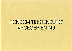 Afbeelding van het boek Rondom 'Rustenburg' vroeger en nu