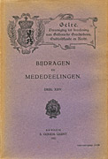 Afbeelding van het boek Gelre. Vereeniging tot beoefening van Geldersche Geschiedenis, Oudheidkunde en Recht. Bijdragen en Mededeelingen. Deel XXV. 1922