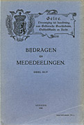 Afbeelding van het boek Gelre. Vereeniging tot beoefening van Geldersche Geschiedenis, Oudheidkunde en Recht. Bijdragen en Mededeelingen. Deel XLV. 1942