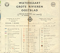 Afbeelding van het boek Waterkaart Grote Rivieren Oostblad (Wijjk bij Duurstede/St. Andries tot Lobith)