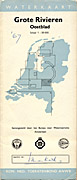 Afbeelding van het boek Waterkaart Grote Rivieren Oostblad Schaal 1:50.000
