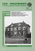 Afbeelding van het boek Oud - Wageningen. Contactblad voor de Historische Vereniging Oud-Wageningen. jaargang 34 nummer 3 september 2006