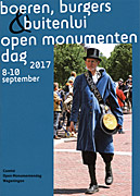 Afbeelding van het boek boeren, burgers & buitenlui open monumentendag 2017 8-10 september